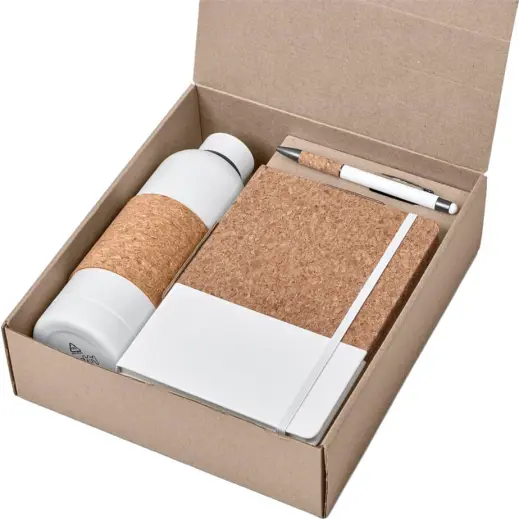 Tanner Kraft Gift Set Solid White Gift Box